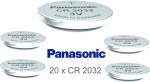 Baterie Panasonic Lithium CR2032 / DL2032 / ECR2032 20 bucati