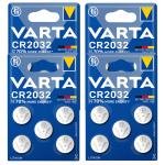 20x Baterie litiu VARTA CR2032 DL2032 ECR2032 4x 5 buc. / blister