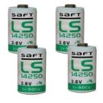 4x Baterie lithiu Saft LS14250 1/2AA 3,6Volt