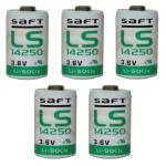 5x Baterie lithiu Saft LS14250 1/2AA 3,6Volt