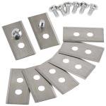 8x lame de schimb pentru LUBA AWD 1000-5000 incl. suruburi