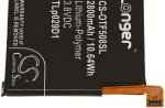 Acumulator compatibil Alcatel One Touch 3 Dual SIM, OT-5086D, model TLp029D1 2