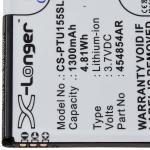 Acumulator compatibil Panasonic KX-TU150 KX-TU155 KX-TU160 model 454854AR 2