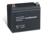 Acumulator multipower MP34-12C (rezistent la cicluri)