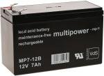 Acumulator multipower MP7-12B compatibil FIAMM model FG20722 12V 7Ah (inlocuieste 7,2Ah)