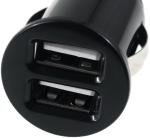 Adaptor auto Powery 12-24V cu 2 x USB 2,1A 2