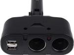 Adaptor auto Powery cu 2xUSB 2