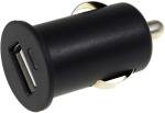 Adaptor voiaj mini pentru auto 12-24V la 1x USB 1000mAh negru