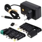 Alimentator universal cu USB + 7 adaptoare 3V-12V max. 12W 1