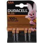 Baterie alcalina Duracell Micro AAA LR03 1.5V Plus Extra Life Retail 4 buc. / blister