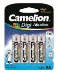 Baterie Camelion Digi Alkaline LR6 Mignon AA 4 buc./ blister