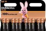 Baterie Duracell Mignon AA LR06 1,5V Plus Extra Life 10 buc./ blister
