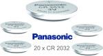 Baterie Panasonic Lithium CR2032 / DL2032 / ECR2032 20 bucati