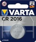 Baterie Varta CR 2016, IEC CR2016, compatibila DL2016, 3V 1 buc./ blister