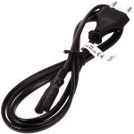 Cablu alimentare model Euro C, 1,5m negru
