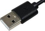 Cablu USB goobay cu mufa USB-C 0,1m, negru 2