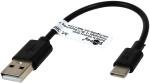 Cablu USB goobay cu mufa USB-C 0,1m, negru