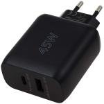 Incarcator rapid goobay cu 2 porturi USB USB-PD/QC, adaptor 45 W, negru