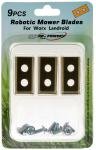 Set 9 lame titan compatibil Mammotion LUBA 2 AWD seria 2