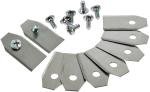 Set 9x lame de schimb (0,75 mm) pentru mașina de tuns iarba robotizată Husqvarna Automower 305