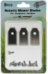 Set 9x lame de schimb (0,75mm) pentru robotul de tuns iarba Husqvarna Automower Solar Hybrid 2