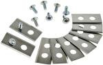 Set 9x lame de schimb / tăiere pentru cositoare robotizată Worx Landroid S519d100i