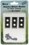 Set 9x lame de schimb / tăiere pentru Worx Landroid M 500B WG755E 2
